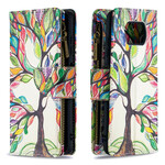 Housse Xiaomi Poco X3 Poche Zippée Arbre Housse Xiaomi Poco X3 Poche Zippée Arbre