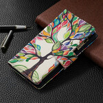 Housse Xiaomi Poco X3 Poche Zippée Arbre Housse Xiaomi Poco X3 Poche Zippée Arbre