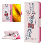Housse Xiaomi Poco X3 Girafe Intello Housse Xiaomi Poco X3 Girafe Intello