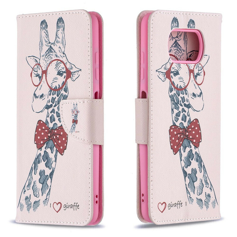 Housse Xiaomi Poco X3 Girafe Intello Housse Xiaomi Poco X3 Girafe Intello