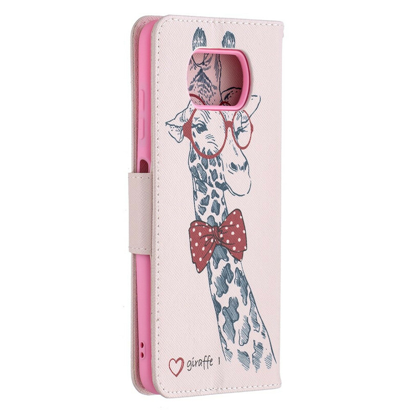Housse Xiaomi Poco X3 Girafe Intello Housse Xiaomi Poco X3 Girafe Intello