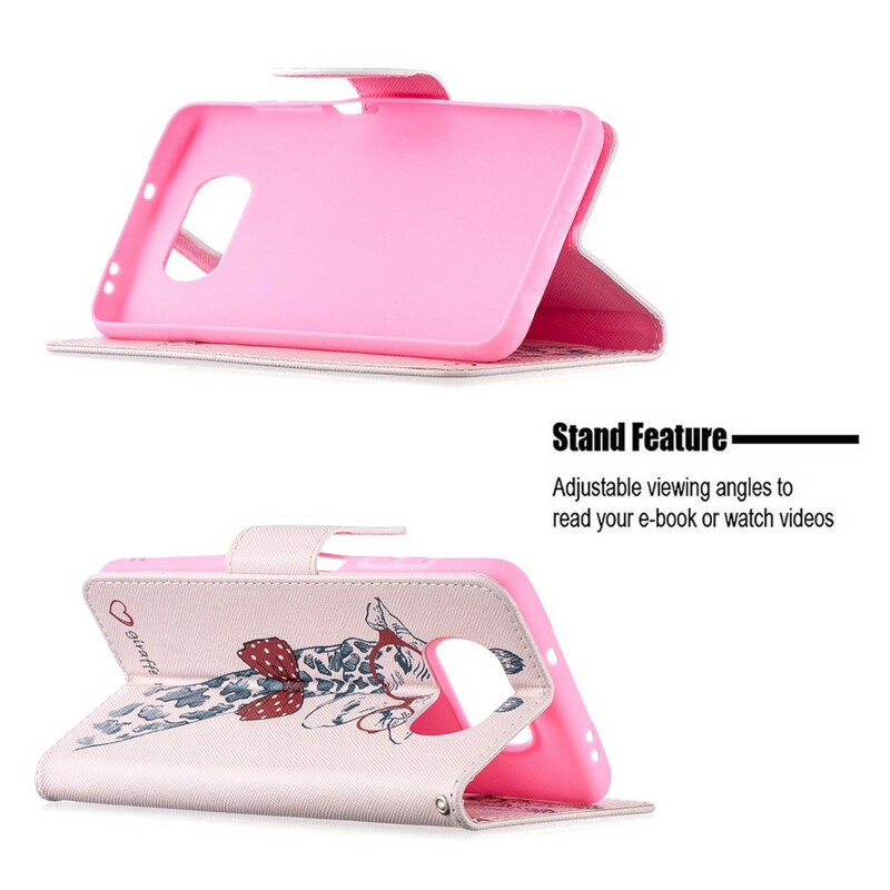 Housse Xiaomi Poco X3 Girafe Intello Housse Xiaomi Poco X3 Girafe Intello