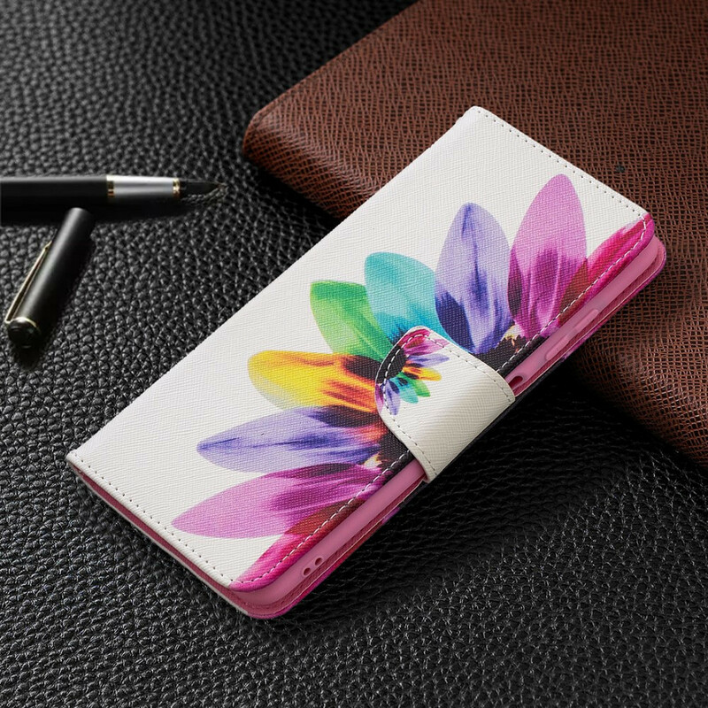 Housse Xiaomi Poco X3 Fleur Aquarelle Housse Xiaomi Poco X3 Fleur Aquarelle