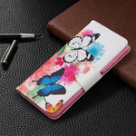 Housse Xiaomi Poco X3 Papillons et Fleurs Peints