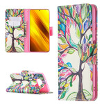Housse Xiaomi Poco X3 Arbre Coloré Housse Xiaomi Poco X3 Arbre Coloré
