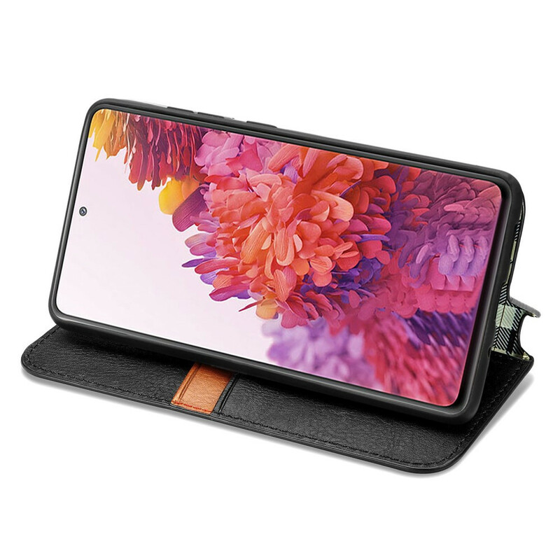 Flip Cover Samsung Galaxy S20 FE Simili Cuir Texture Diamant Flip Cover Samsung Galaxy S20 FE Simili Cuir Texture Diamant