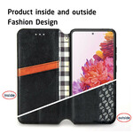 Flip Cover Samsung Galaxy S20 FE Simili Cuir Texture Diamant