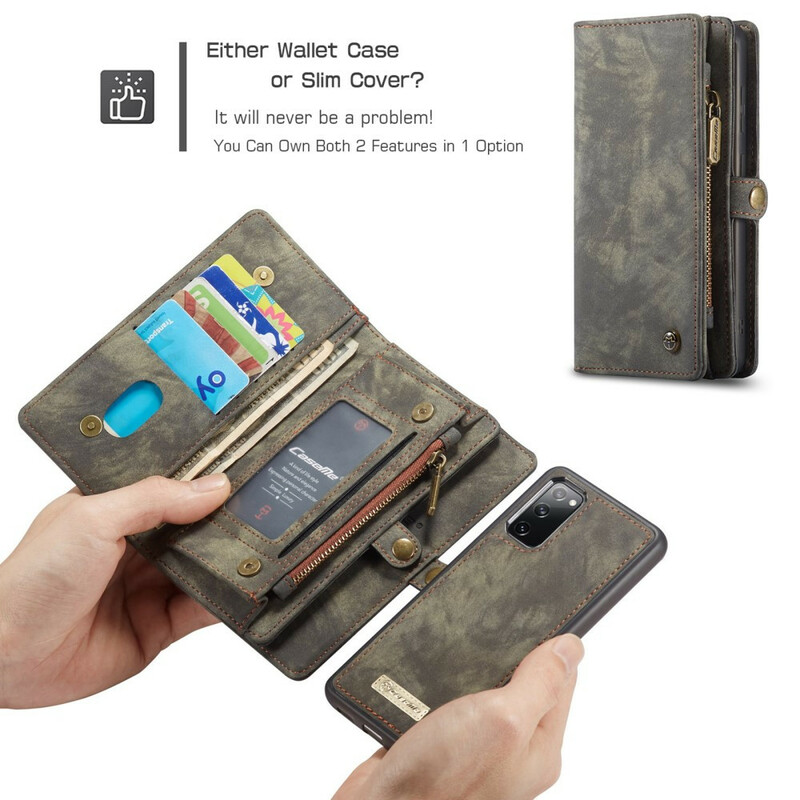 Housse Samsung Galaxy 20 FE CASEME Coque Détachable Housse Samsung Galaxy 20 FE CASEME Coque Détachable