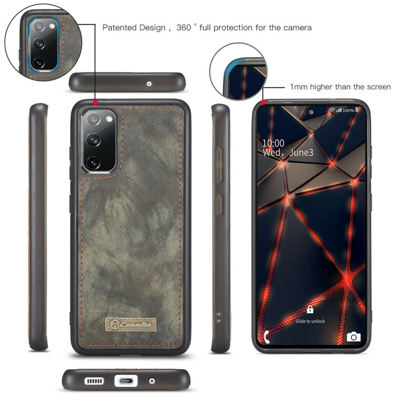 Housse Samsung Galaxy 20 FE CASEME Coque Détachable Housse Samsung Galaxy 20 FE CASEME Coque Détachable