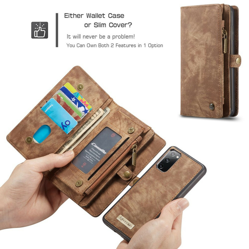 Housse Samsung Galaxy 20 FE CASEME Coque Détachable Housse Samsung Galaxy 20 FE CASEME Coque Détachable