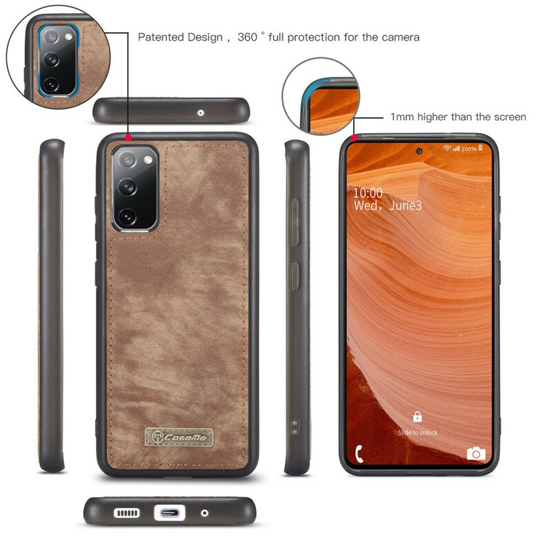 Housse Samsung Galaxy 20 FE CASEME Coque Détachable Housse Samsung Galaxy 20 FE CASEME Coque Détachable