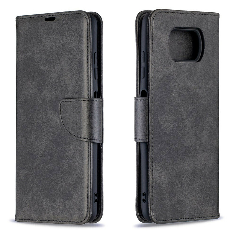 Housse Xiaomi Poco X3 Lisse Rabat Oblique Housse Xiaomi Poco X3 Lisse Rabat Oblique