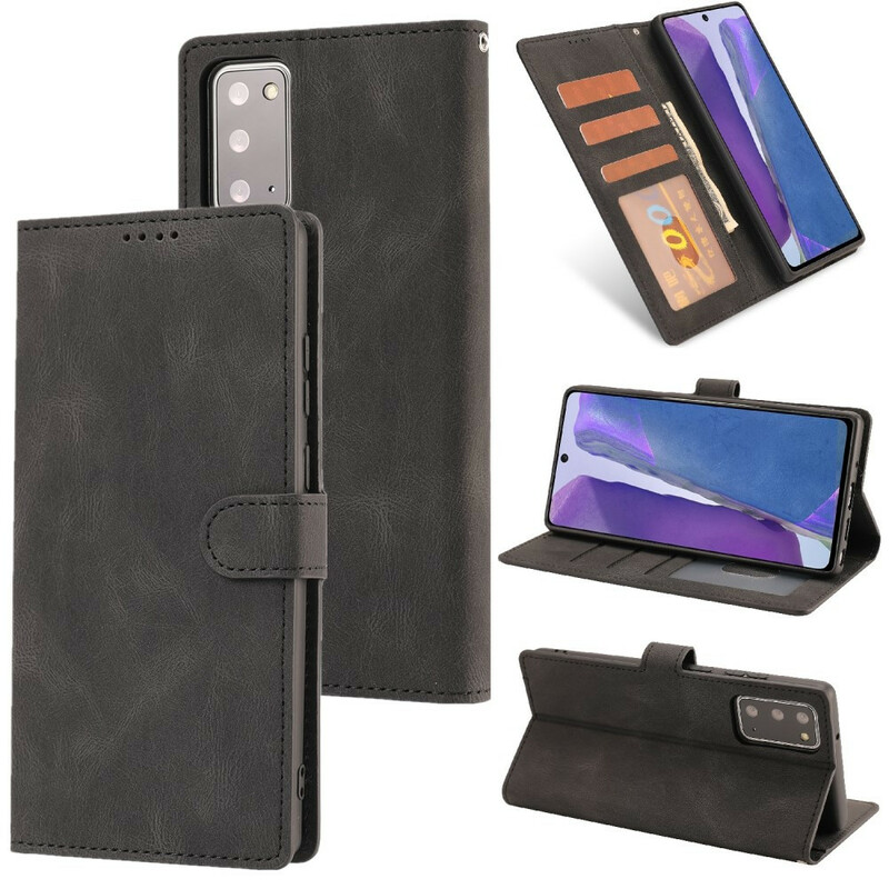 Housse Samsung Galaxy S20 FE Simili Cuir Vintage Classique Housse Samsung Galaxy S20 FE Simili Cuir Vintage Classique