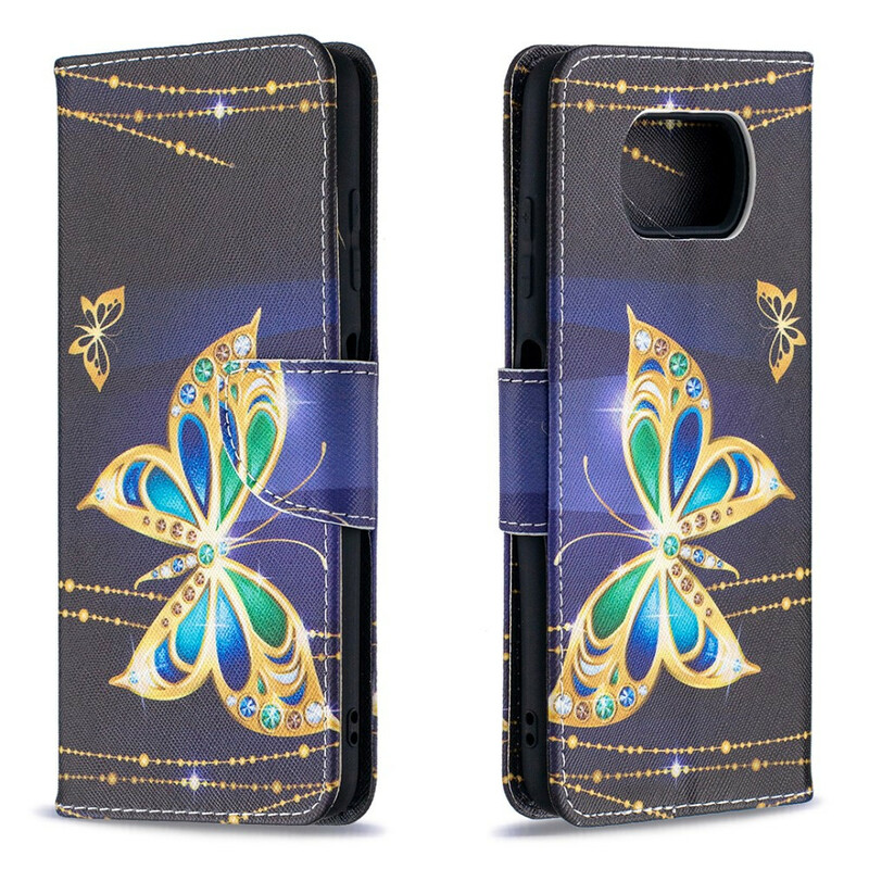 Housse Xiaomi Poco X3 Papillons Magiques