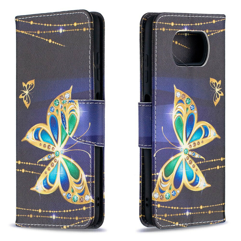 Housse Xiaomi Poco X3 Papillons Magiques Housse Xiaomi Poco X3 Papillons Magiques