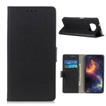Housse Xiaomi Poco X3 Effet Cuir Brillant Simple Housse Xiaomi Poco X3 Effet Cuir Brillant Simple