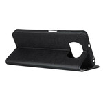 Housse Xiaomi Poco X3 Effet Cuir Brillant Simple Housse Xiaomi Poco X3 Effet Cuir Brillant Simple