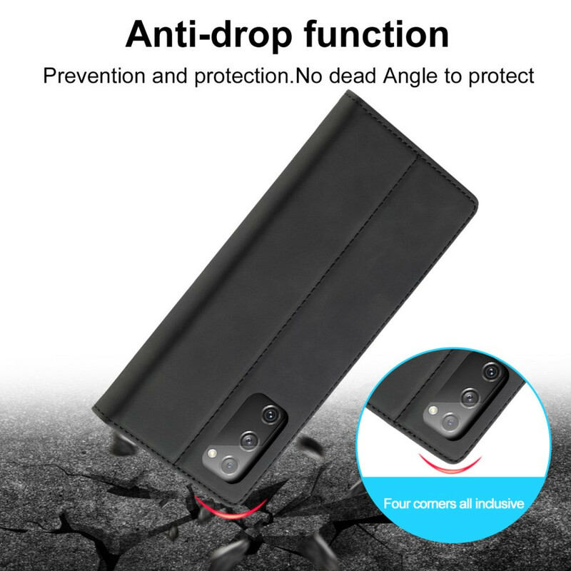 Flip Cover Samsung Galaxy S20 FE LC.IMEEKE Effet Cuir Flip Cover Samsung Galaxy S20 FE LC.IMEEKE Effet Cuir