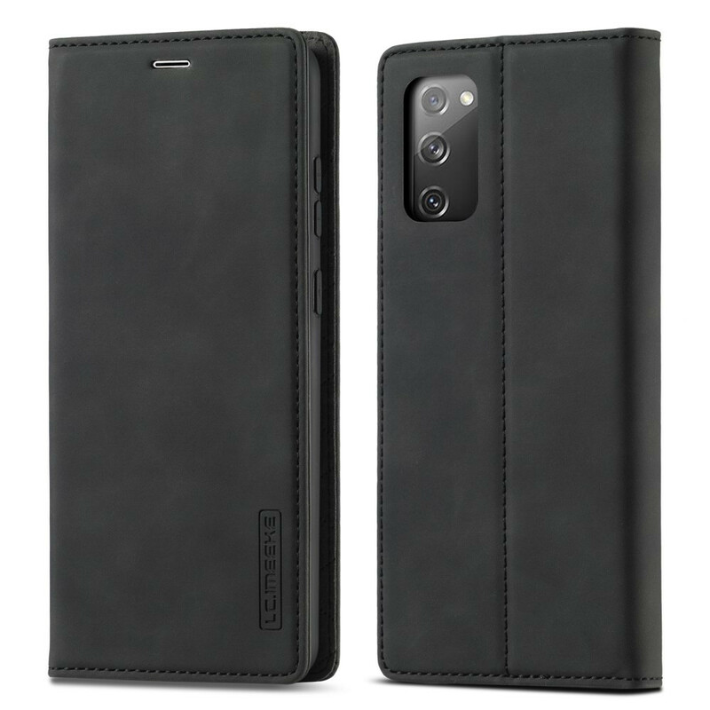 Flip Cover Samsung Galaxy S20 FE LC.IMEEKE Effet Cuir Flip Cover Samsung Galaxy S20 FE LC.IMEEKE Effet Cuir