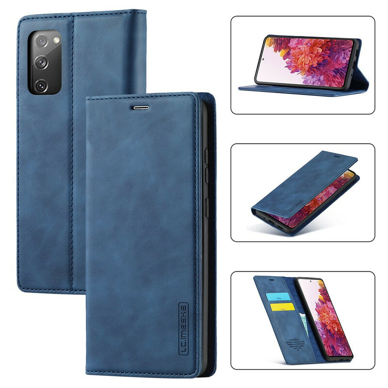 Flip Cover Samsung Galaxy S20 FE LC.IMEEKE Effet Cuir Flip Cover Samsung Galaxy S20 FE LC.IMEEKE Effet Cuir