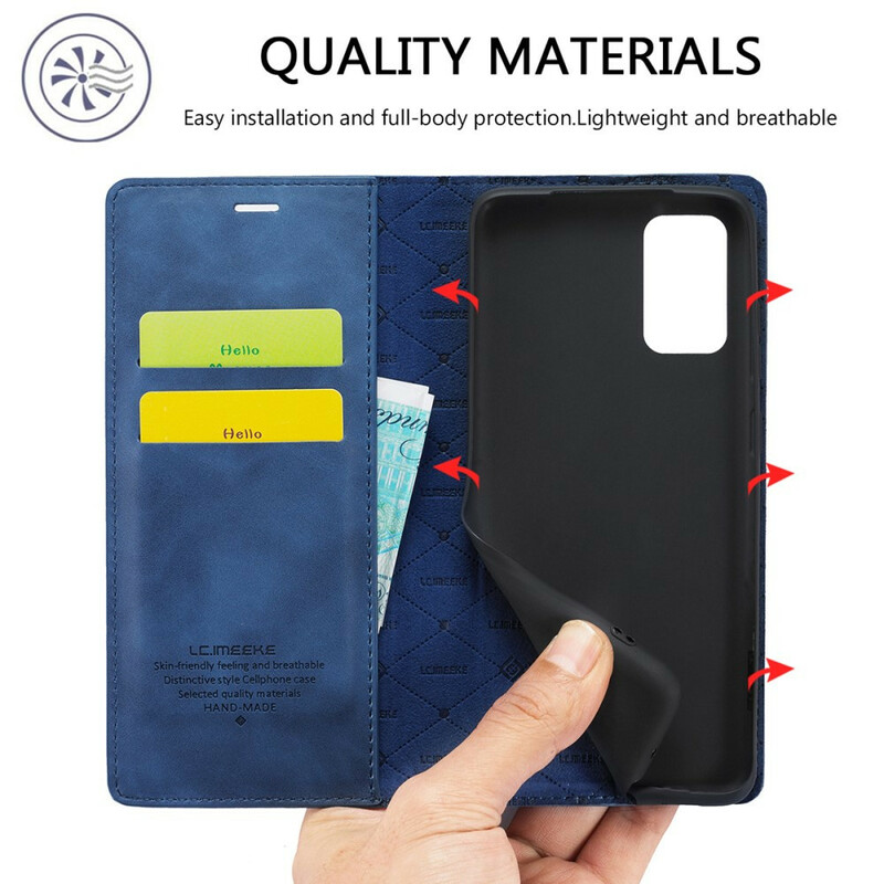 Flip Cover Samsung Galaxy S20 FE LC.IMEEKE Effet Cuir Flip Cover Samsung Galaxy S20 FE LC.IMEEKE Effet Cuir