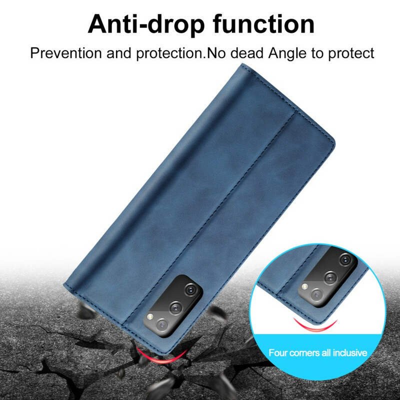 Flip Cover Samsung Galaxy S20 FE LC.IMEEKE Effet Cuir Flip Cover Samsung Galaxy S20 FE LC.IMEEKE Effet Cuir