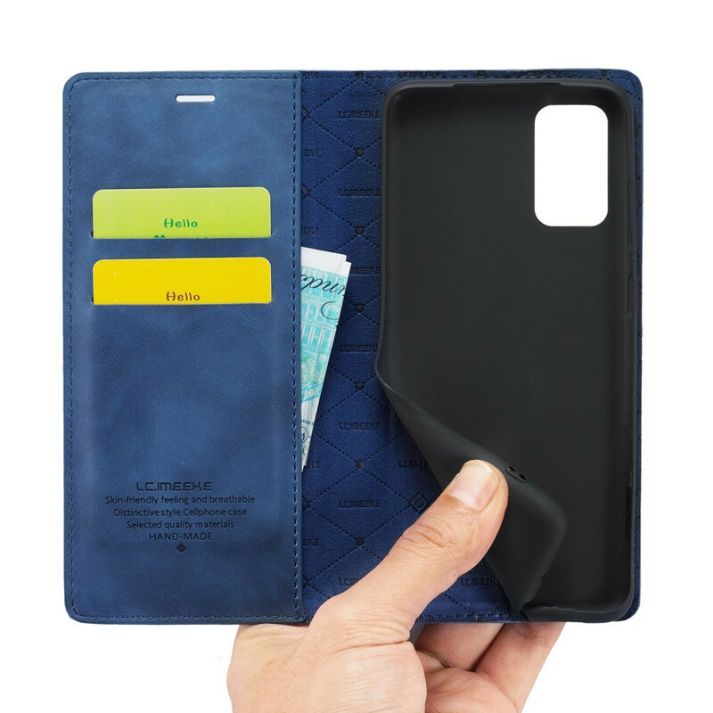 Flip Cover Samsung Galaxy S20 FE LC.IMEEKE Effet Cuir Flip Cover Samsung Galaxy S20 FE LC.IMEEKE Effet Cuir