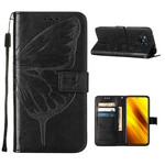 Housse Xiaomi Poco X3 Papillon Design avec Lanière Housse Xiaomi Poco X3 Papillon Design avec Lanière