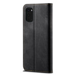 Flip Cover Samsung Galaxy S20 FE Tissu Jeans Flip Cover Samsung Galaxy S20 FE Tissu Jeans