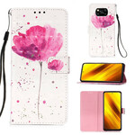 Housse Xiaomi Poco X3 Coquelicot Aquarelle Housse Xiaomi Poco X3 Coquelicot Aquarelle