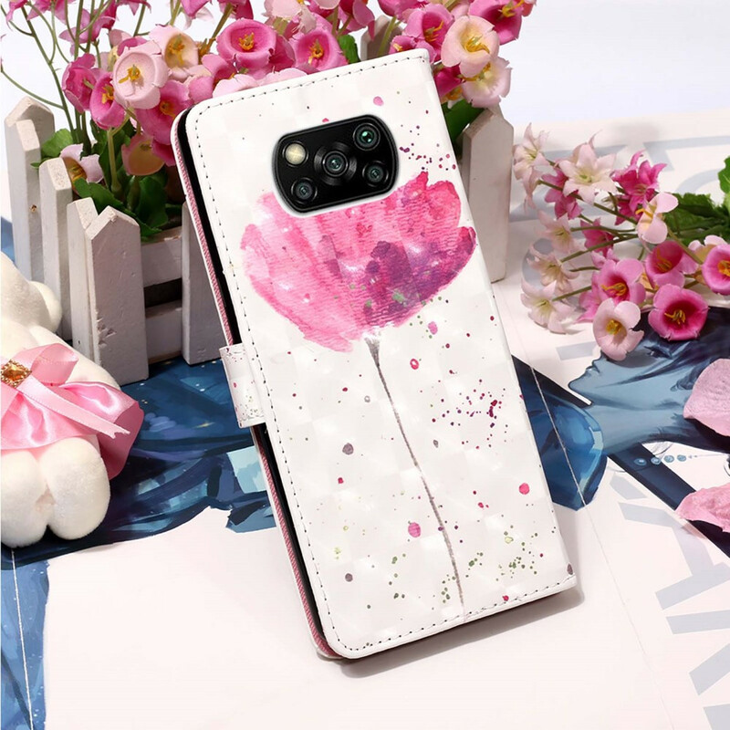 Housse Xiaomi Poco X3 Coquelicot Aquarelle Housse Xiaomi Poco X3 Coquelicot Aquarelle