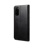 Flip Cover Samsung Galaxy S20 FE Simili Cuir Ciré Flip Cover Samsung Galaxy S20 FE Simili Cuir Ciré