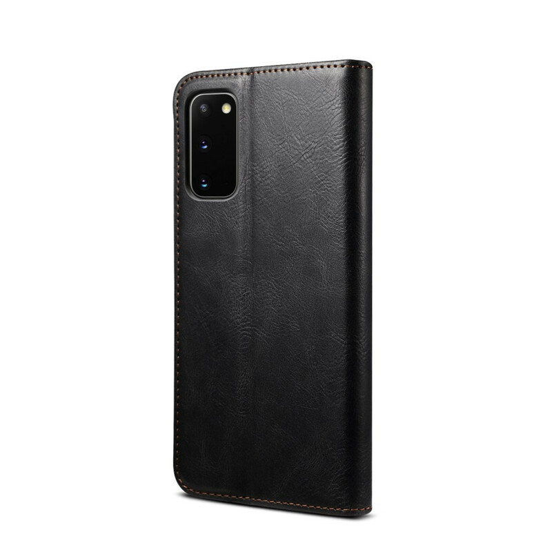 Flip Cover Samsung Galaxy S20 FE Simili Cuir Ciré Flip Cover Samsung Galaxy S20 FE Simili Cuir Ciré