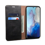 Flip Cover Samsung Galaxy S20 FE Simili Cuir Ciré Flip Cover Samsung Galaxy S20 FE Simili Cuir Ciré