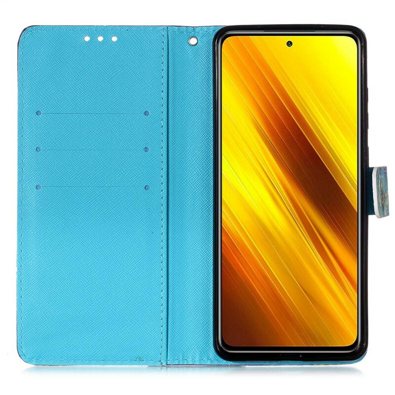 Housse Xiaomi Poco X3 Papillons Dorés Housse Xiaomi Poco X3 Papillons Dorés