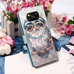 Housse Xiaomi Poco X3 Miss Hibou Housse Xiaomi Poco X3 Miss Hibou