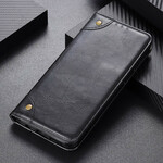 Flip Cover Samsung Galaxy A90 / A80 Cuir Fendu Vintage Rivets Flip Cover Samsung Galaxy A90 / A80 Cuir Fendu Vintage Rivets