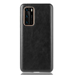 Coque Huawei P40 Effet Cuir Litchi Performance