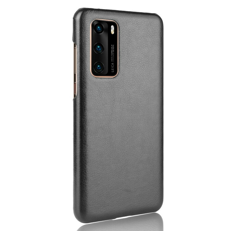 Coque Huawei P40 Effet Cuir Litchi Performance