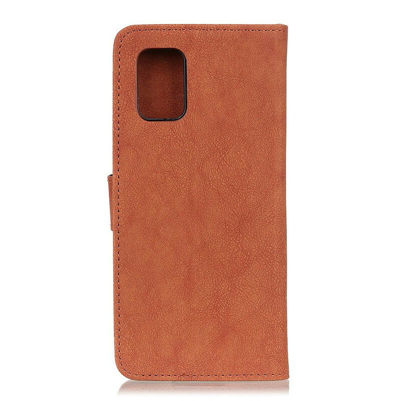 Housse Huawei P40 Simili Cuir Fendu Rétro KHAZNEH Housse Huawei P40 Simili Cuir Fendu Rétro KHAZNEH