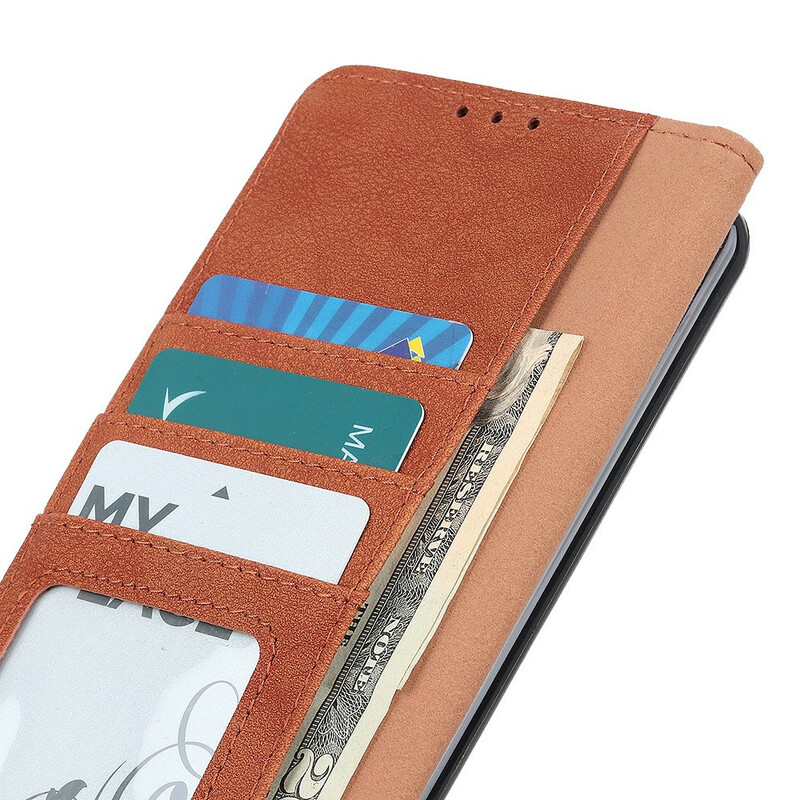 Housse Huawei P40 Simili Cuir Fendu Rétro KHAZNEH Housse Huawei P40 Simili Cuir Fendu Rétro KHAZNEH