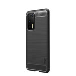 Coque Huawei P40 Fibre Carbone Brossée MOFI