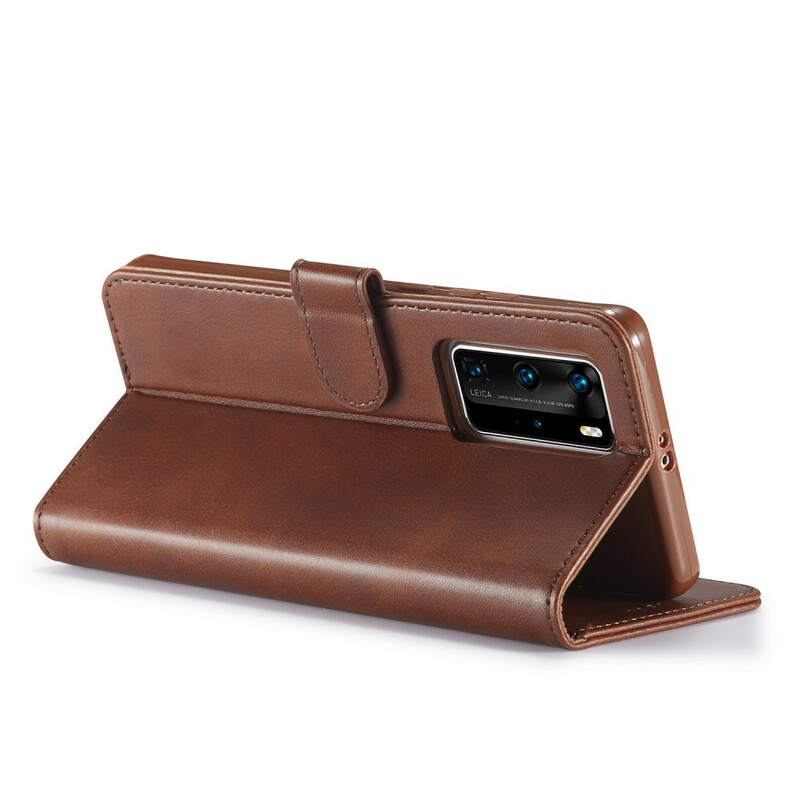 Housse Huawei P40 LC.IMEEKE Effet Cuir Housse Huawei P40 LC.IMEEKE Effet Cuir