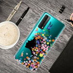 Coque Huawei P Smart 2021 Transparente Fille Fleurie Coque Huawei P Smart 2021 Transparente Fille Fleurie