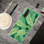 Coque Huawei P Smart 2021 Transparente Feuilles Graphiques Coque Huawei P Smart 2021 Transparente Feuilles Graphiques