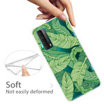 Coque Huawei P Smart 2021 Transparente Feuilles Graphiques Coque Huawei P Smart 2021 Transparente Feuilles Graphiques