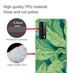 Coque Huawei P Smart 2021 Transparente Feuilles Graphiques Coque Huawei P Smart 2021 Transparente Feuilles Graphiques