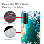 Coque Huawei P Smart 2021 Transparente Fleurs Aquarelle