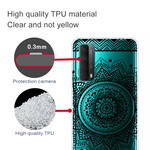 Coque Huawei P Smart 2021 Transparente Fleurs Mandala