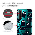 Coque Huawei P Smart 2021 Multiples Chats Noirs Coque Huawei P Smart 2021 Multiples Chats Noirs
